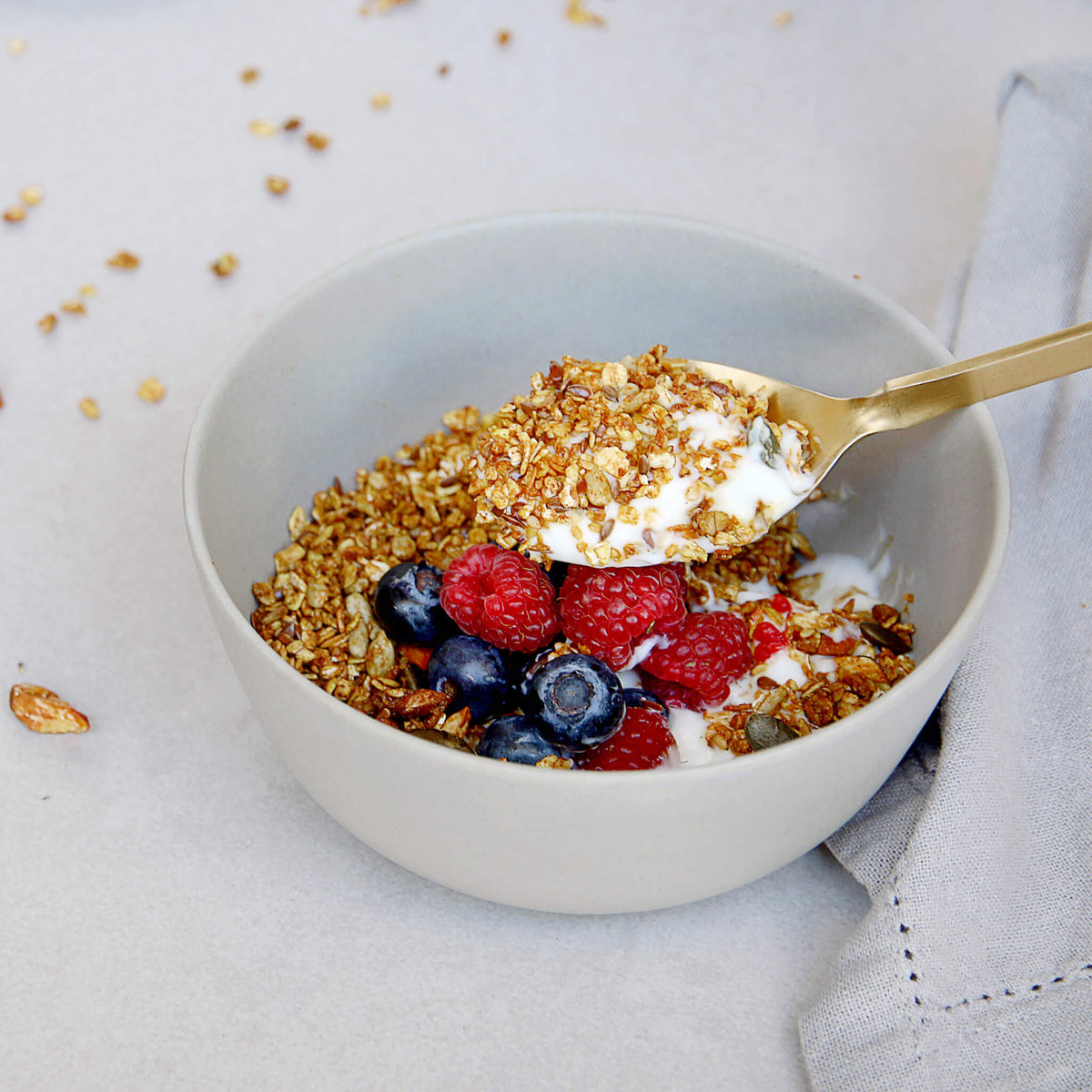 Crunchy Golden Granola – Golden Life Collection